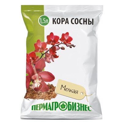 Кора сосны мелкая 1,5л   (ПАБ)